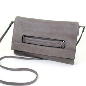 Trina Turk Gray Leather Crossbody